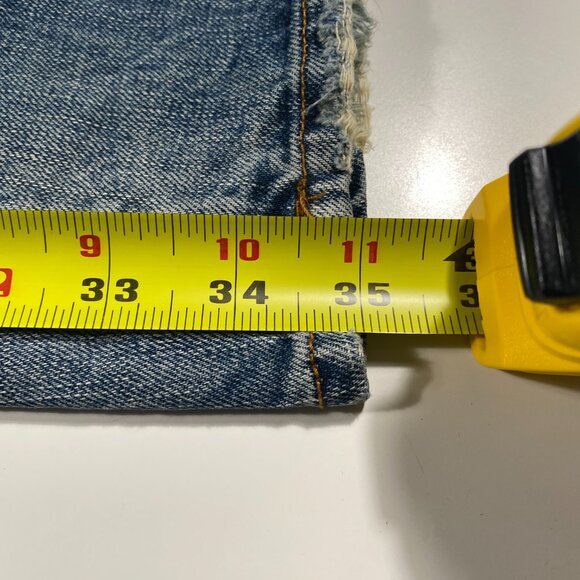 PRPS Goods & Co. Pre-distressed Belvedere Straight Leg Jeans men's size 33x35 - Picture 9 of 10